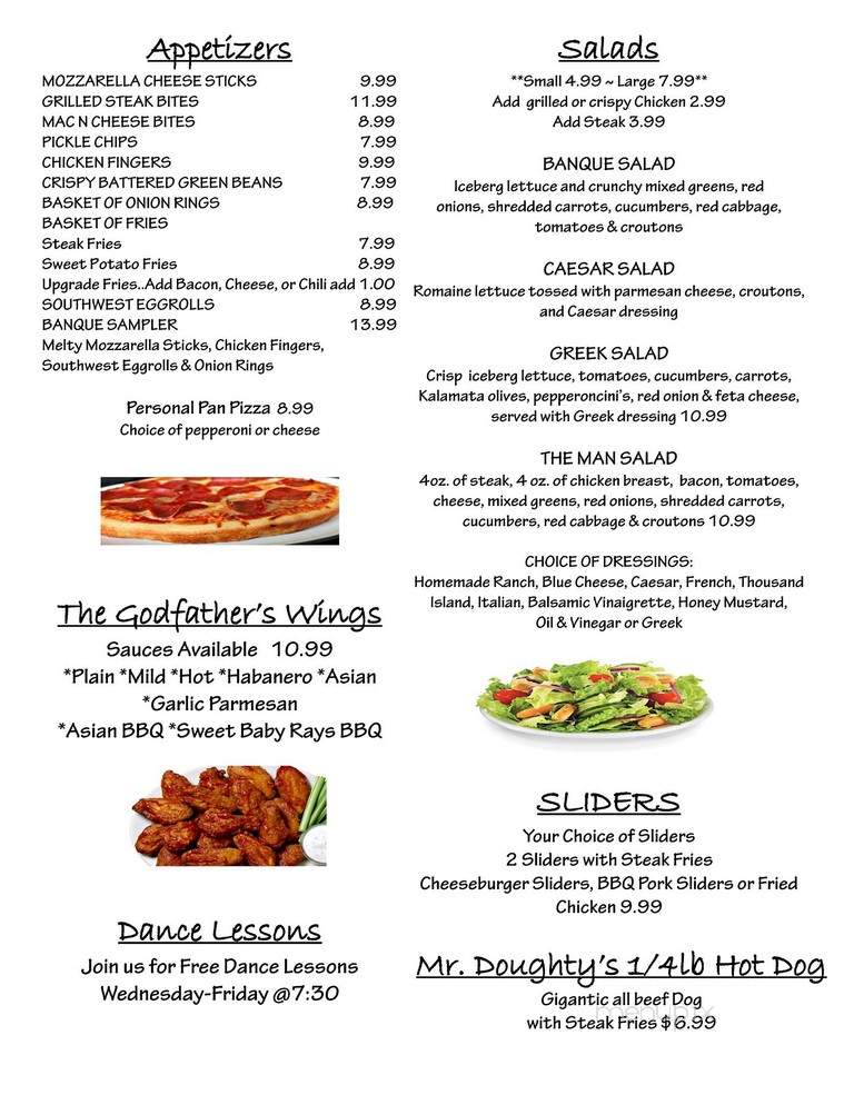 The Banque - Norfolk, VA menu_pic