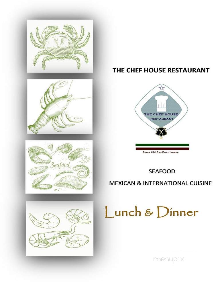 The Chef House Restaurant - Port Isabel, TX menu_pic