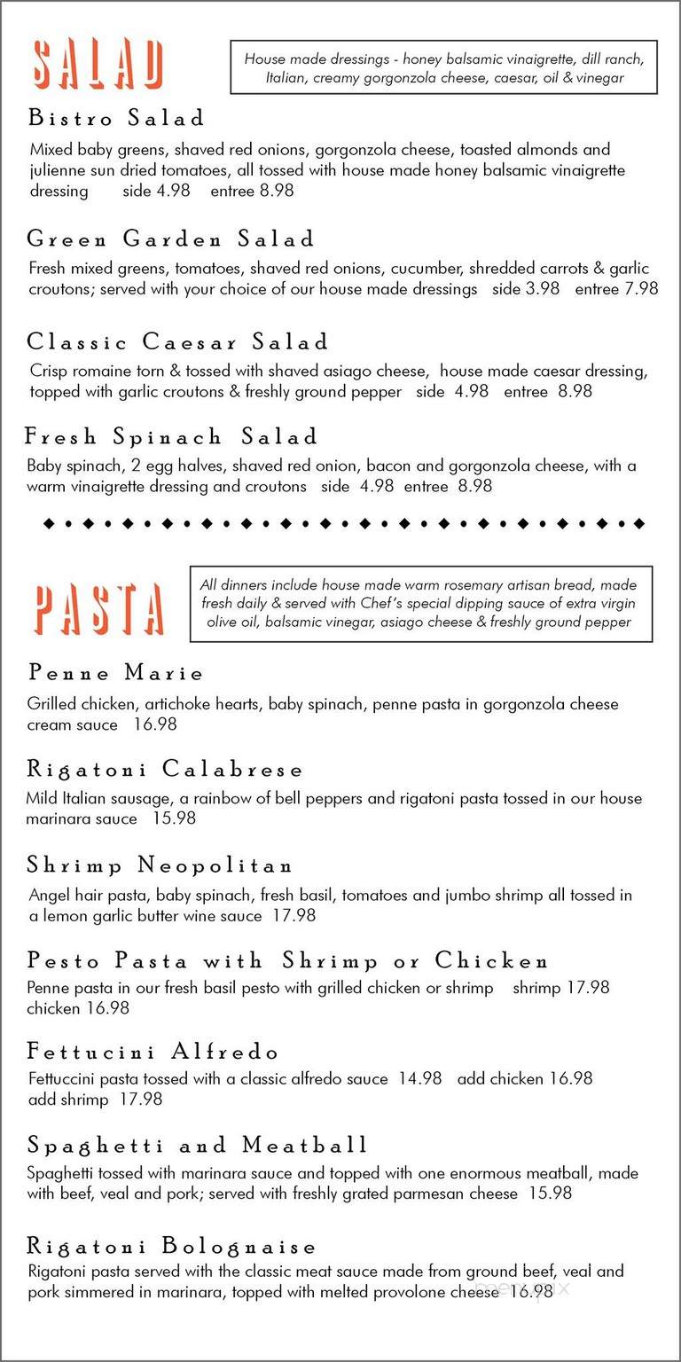 The Duke House Tea Room & Bakery - Wellsville, NY menu_pic