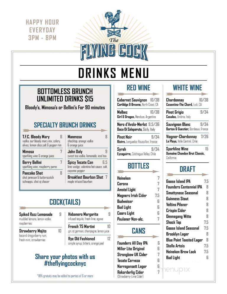 The Flying Cock Pub - New York, NY