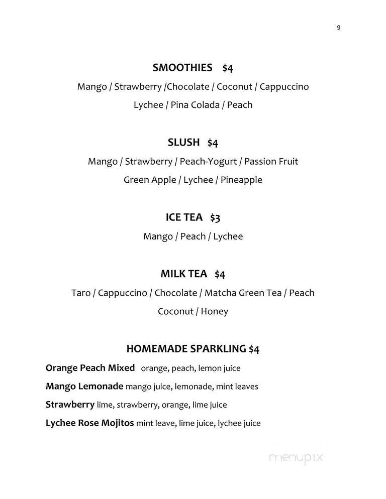 Tokyo Cube - Los Angeles, CA menu_pic