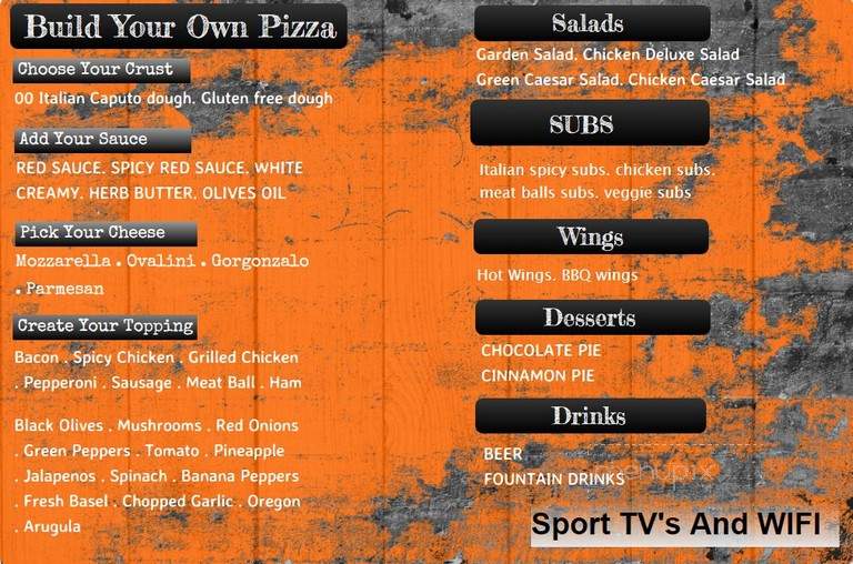 Yeast N' Flour Pizza - Ontario, CA menu_pic