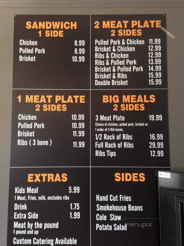 ZZQ Smokehouse - Eagan, MN menu_pic