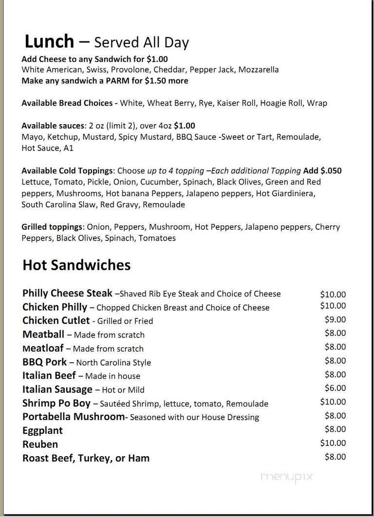Antman's Crazy Kitchen - Daytona Beach, FL menu_pic