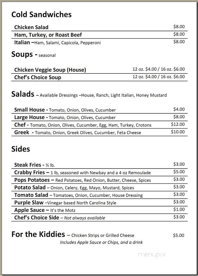 Antman's Crazy Kitchen - Daytona Beach, FL menu_pic