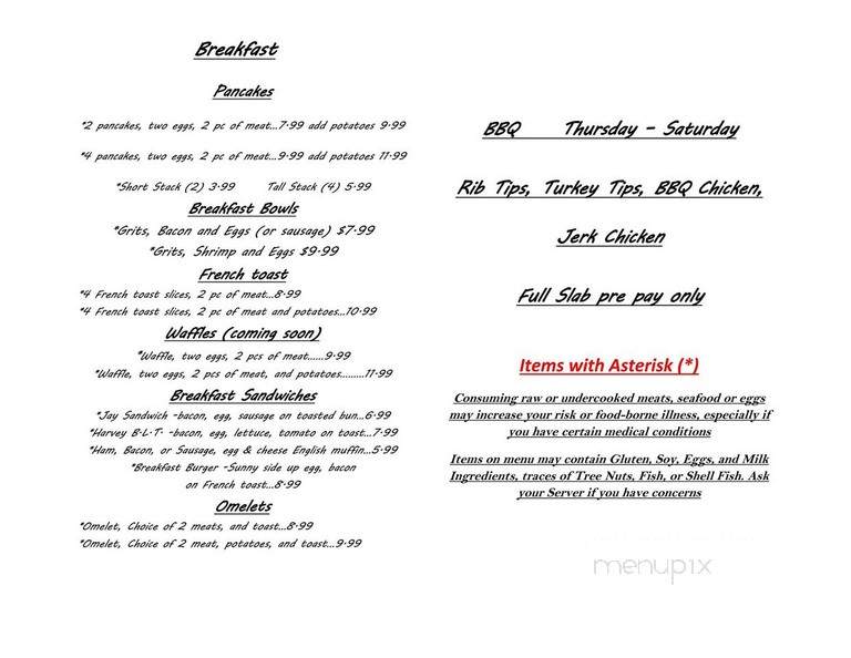 B&B Delights - Las Vegas, NV menu_pic