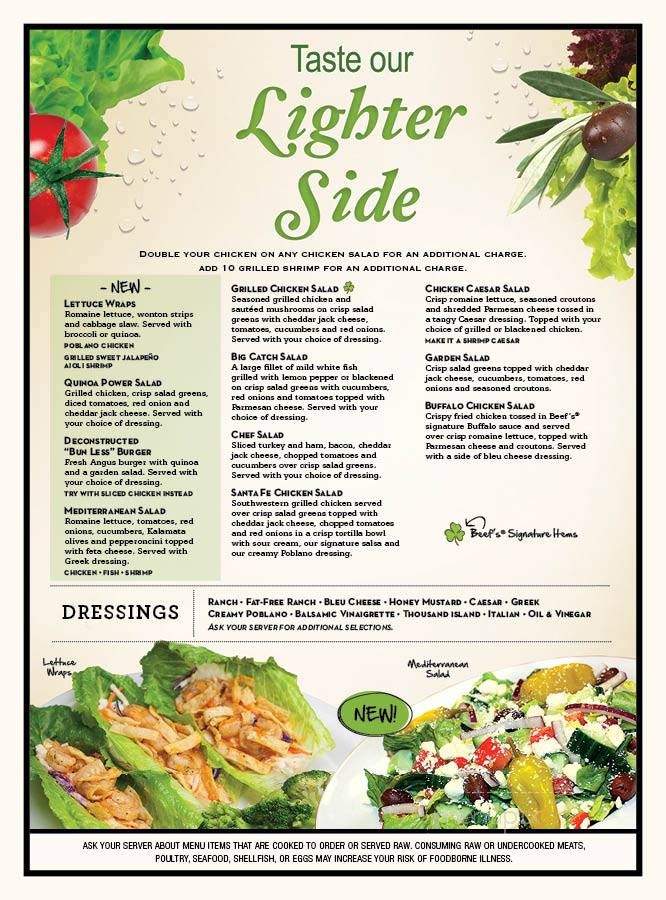 Beef 'O' Brady's - Starke, FL menu_pic