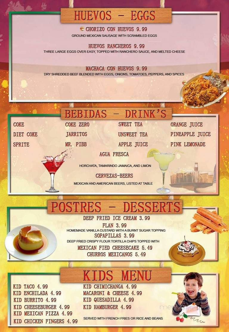 Brisas del Mar - Daytona Beach, FL menu_pic