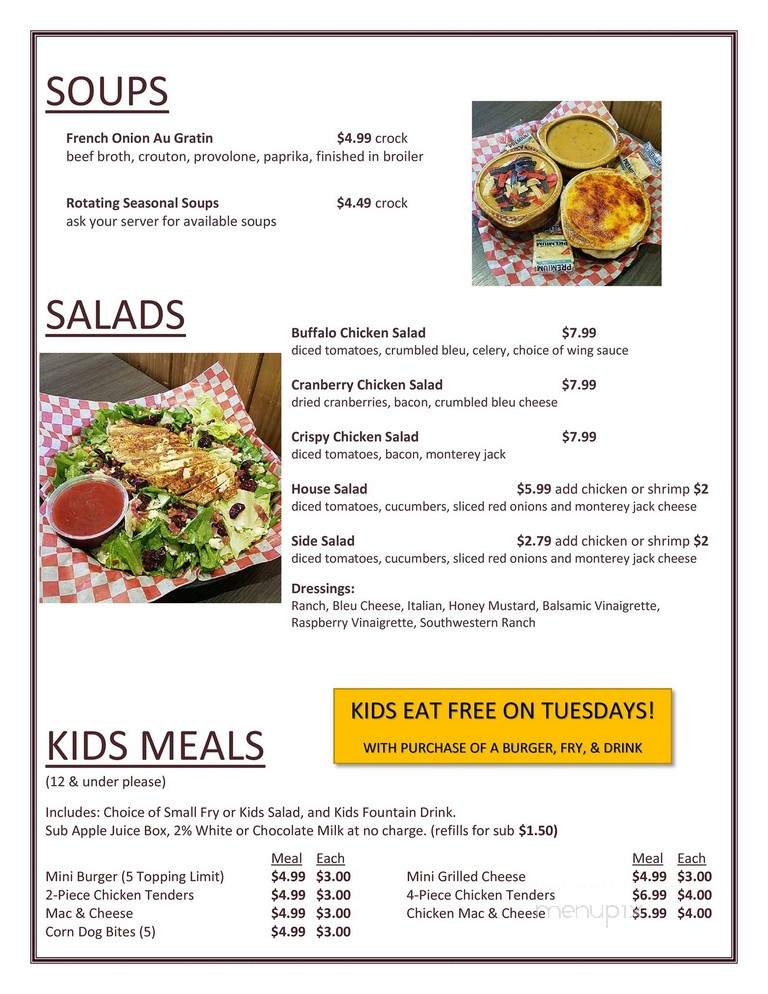Brown Bag Burgers & Beer - Lorain, OH menu_pic