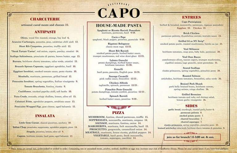 Capo Restaurant - South Boston, MA