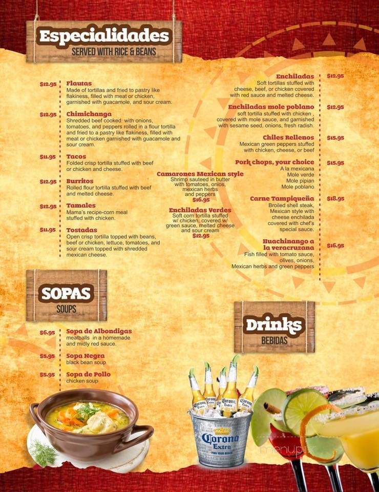 Don Juan Mexican Restaurant - Kerhonkson, NY menu_pic