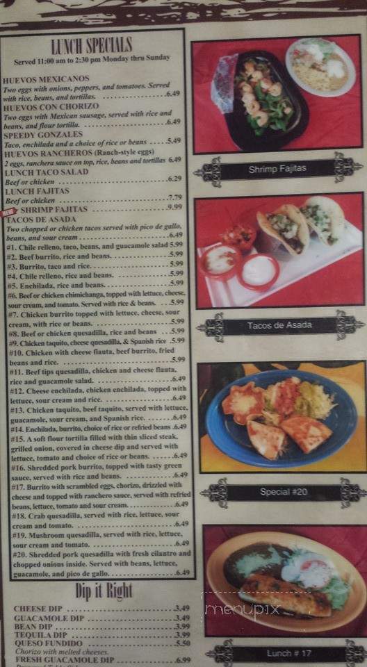 Don Tequila - Eastlake, OH menu_pic