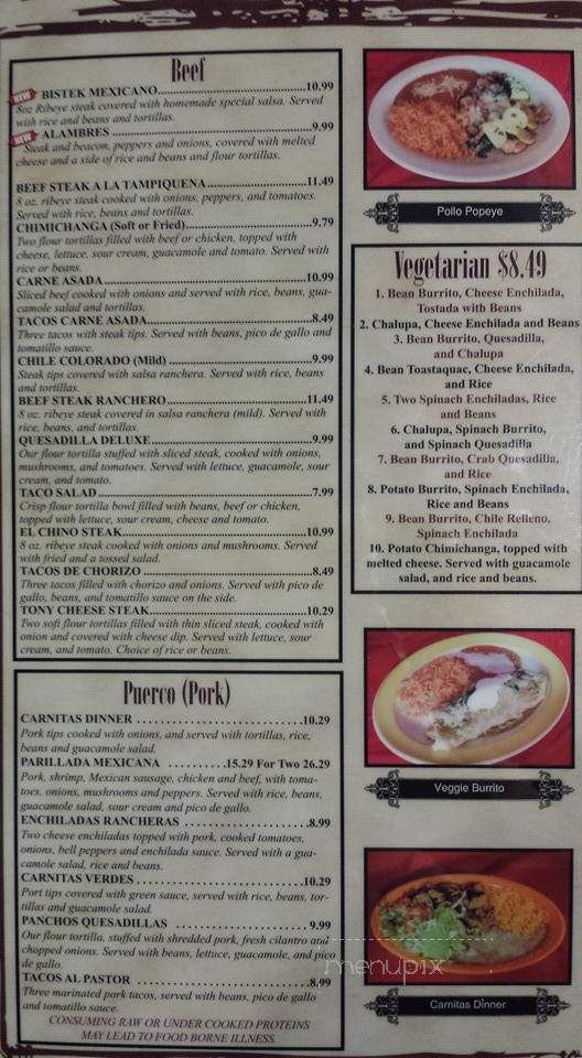 Don Tequila - Eastlake, OH menu_pic