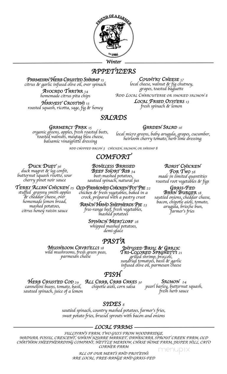 Friend of A Farmer - Brooklyn Heights, NY menu_pic