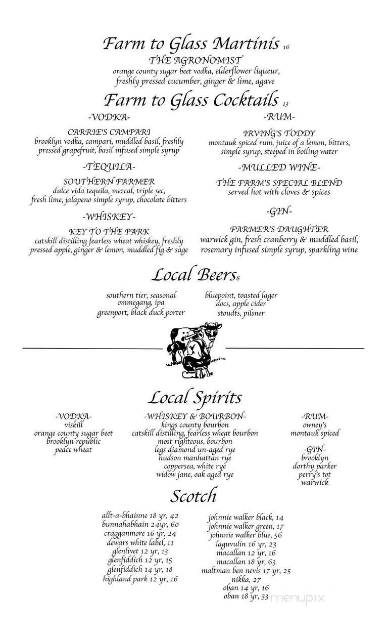Friend of A Farmer - Brooklyn Heights, NY menu_pic