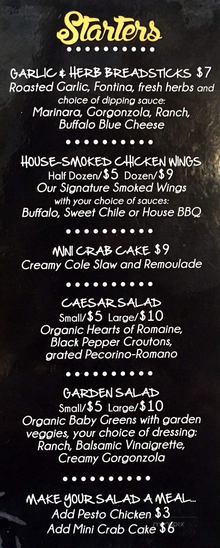 Hill and Holler - Lewisburg, WV menu_pic
