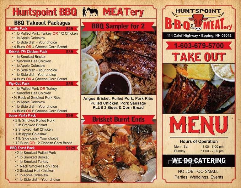 Huntspoint Meat & BBQ - Epping, NH