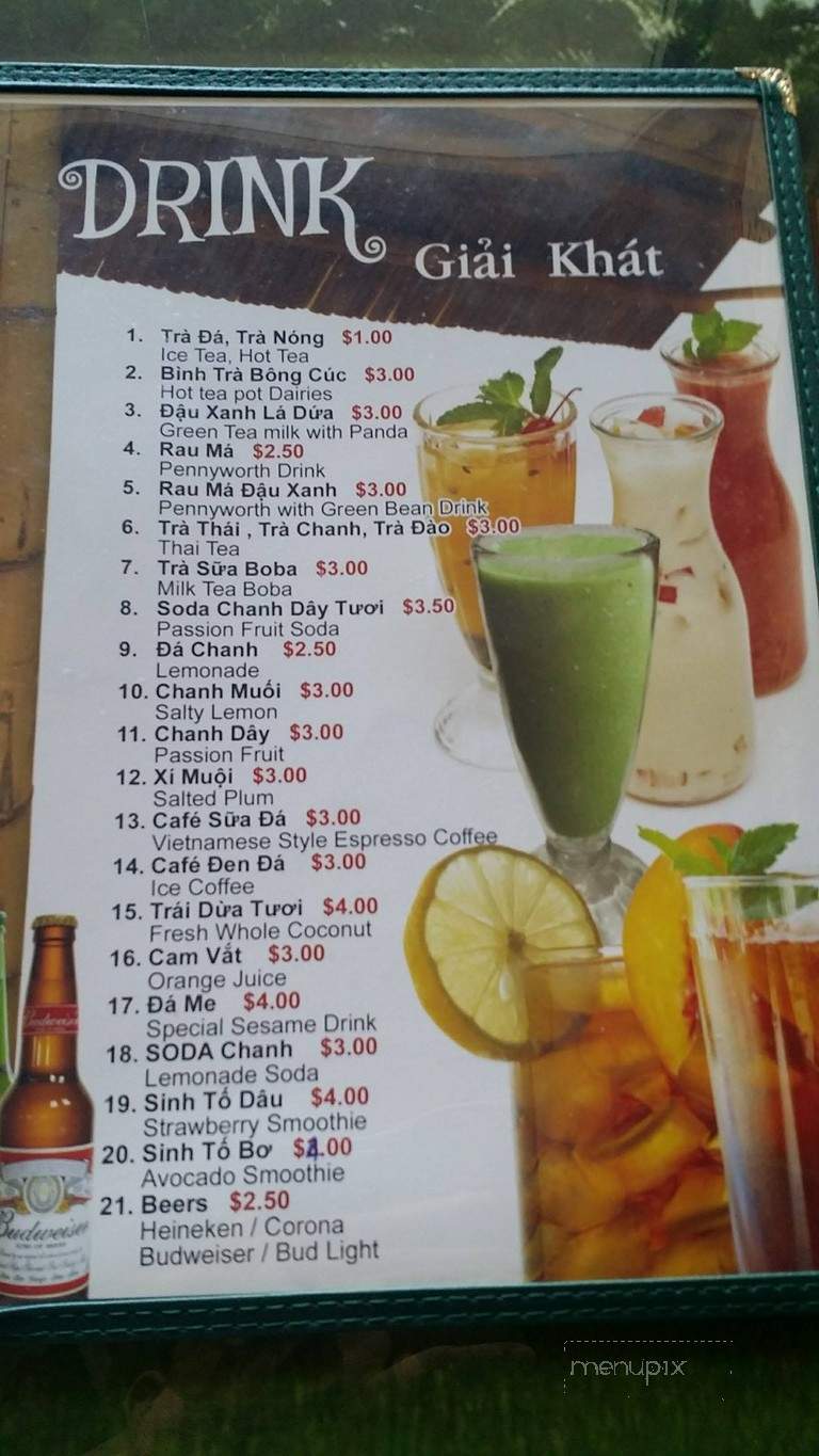 Huong Dong Co Noi - Westminster, CA menu_pic