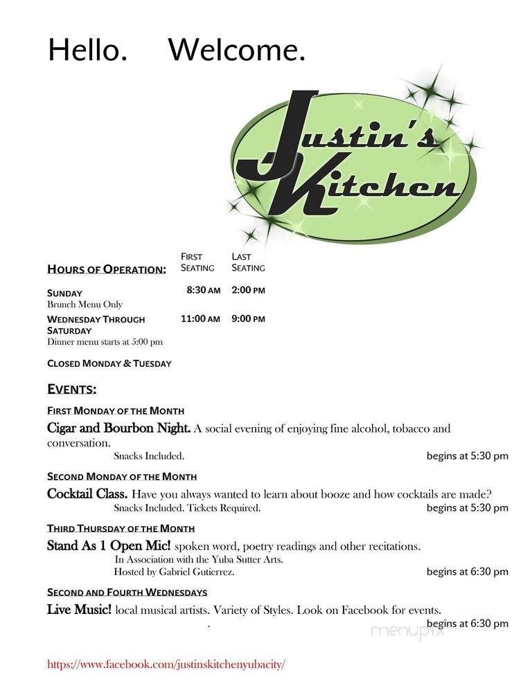 Justin's Kitchen - Yuba City, CA