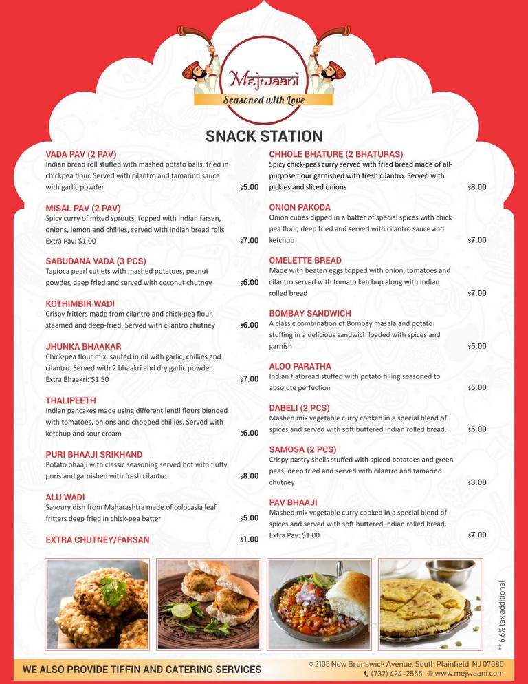 Mejwaani - South Plainfield, NJ menu_pic
