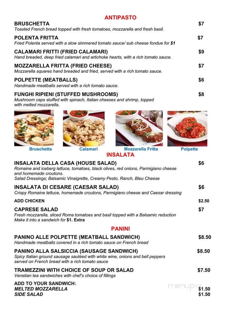 Pasta e Pesto - Houston, TX menu_pic