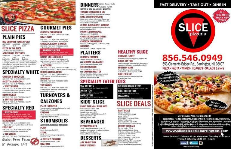 Slice Pizzeria - Barrington, NJ