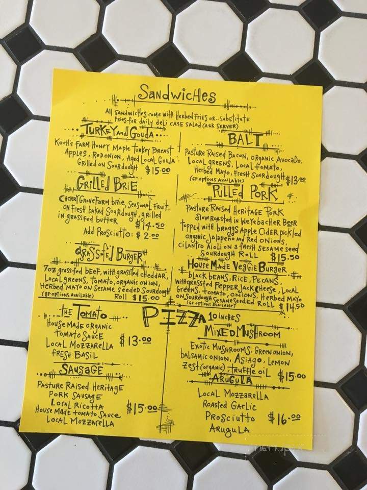 The Bee's Knees - Avon, CT menu_pic