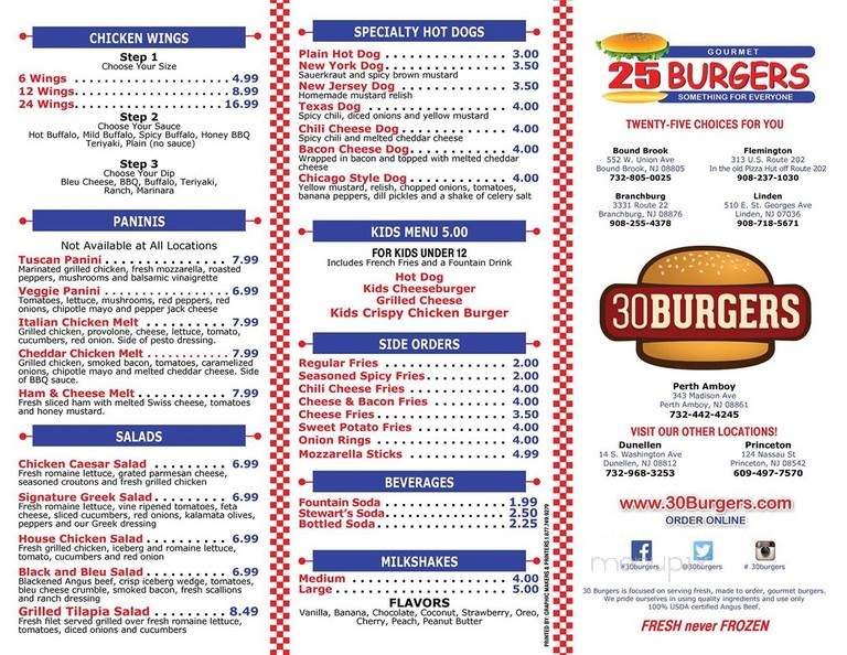 30 Burgers - Perth Amboy, NJ