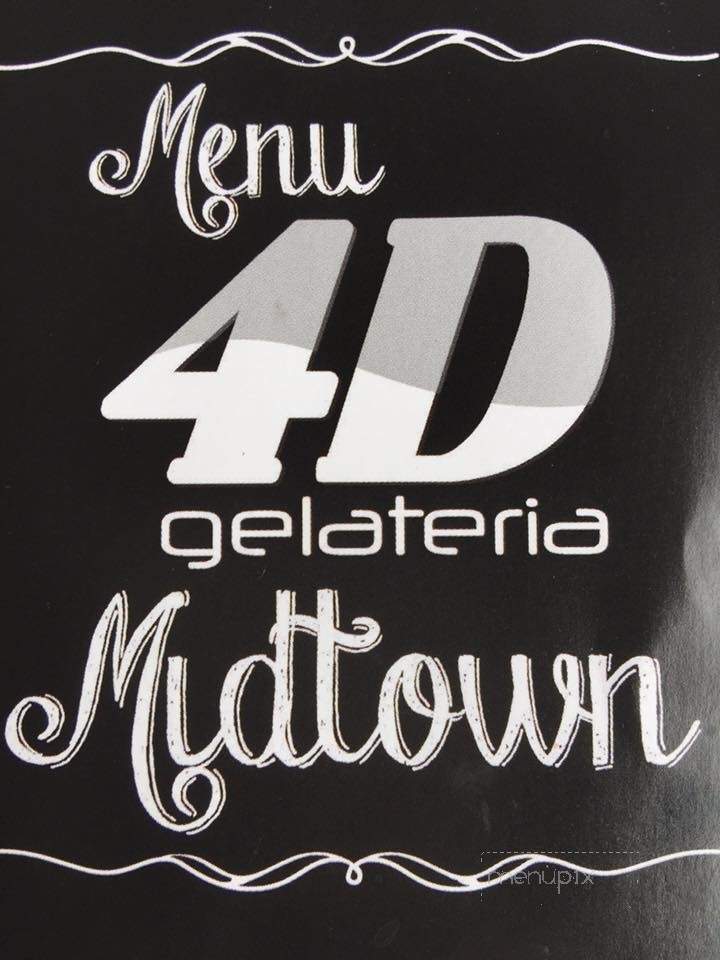 4D Midtown Gelato - Miami, FL menu_pic