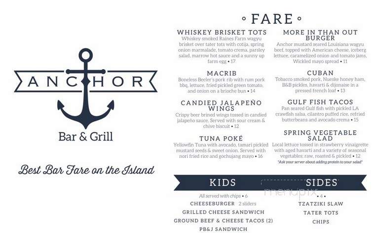 Anchor Bar and Grill - Orange Beach, AL
