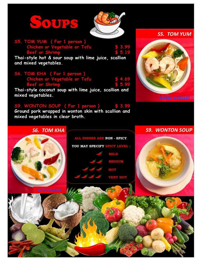 Bangkok Thai Food - Londonderry, NH menu_pic