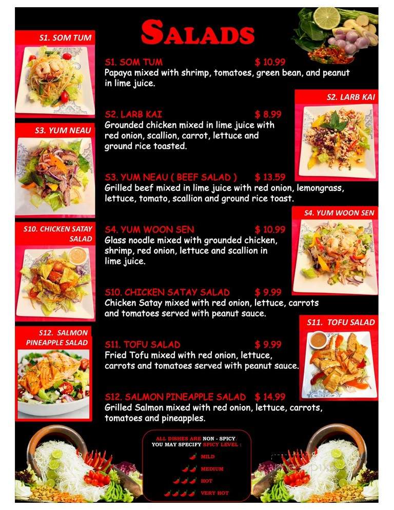 Bangkok Thai Food - Londonderry, NH menu_pic