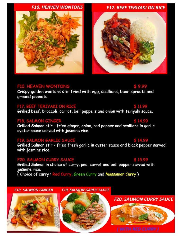 Bangkok Thai Food - Londonderry, NH menu_pic