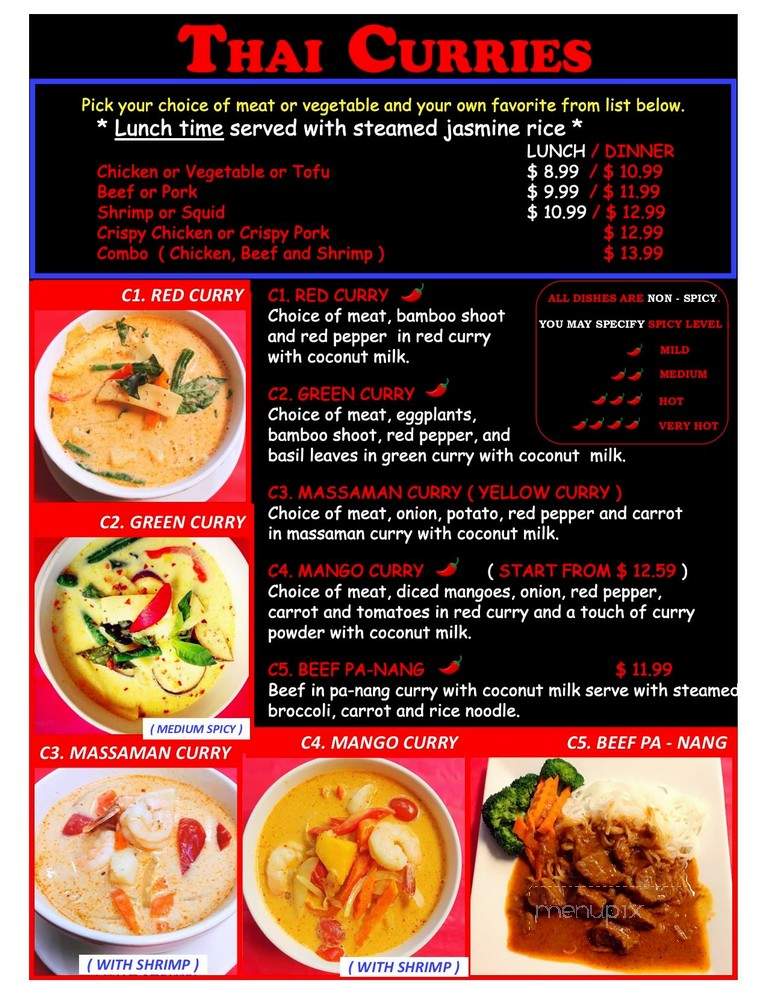 Bangkok Thai Food - Londonderry, NH menu_pic