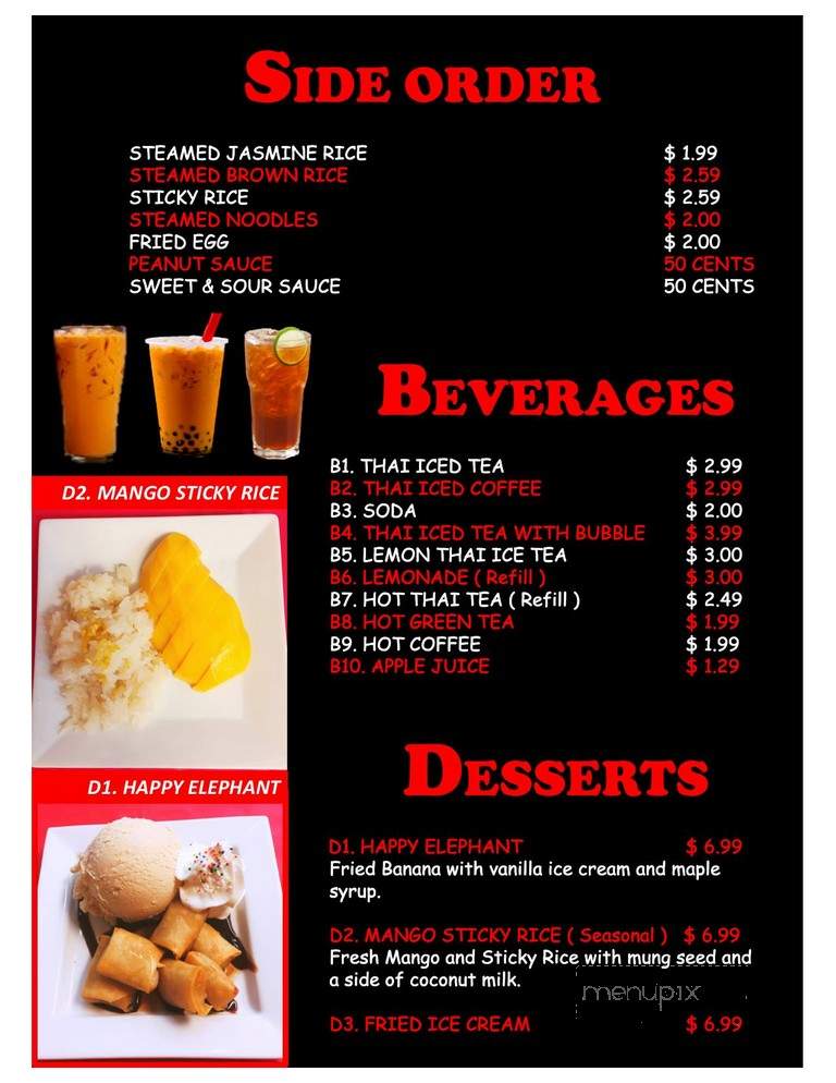 Bangkok Thai Food - Londonderry, NH menu_pic
