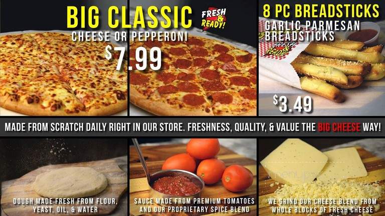 Big Cheese Pizza - Texarkana, TX menu_pic
