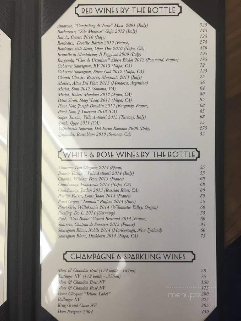 Blue Note Hawaii - Honolulu, HI menu_pic