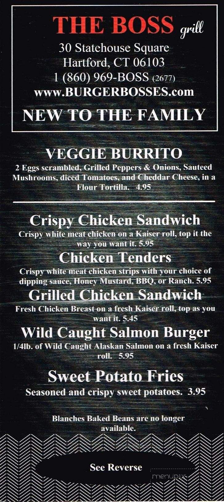 Burger Boss - Hartford, CT menu_pic