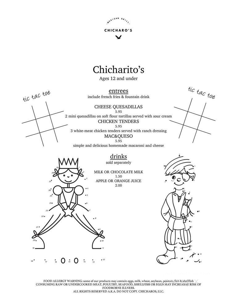 Chicharo's Mexican Grill - Muscatine, IA menu_pic