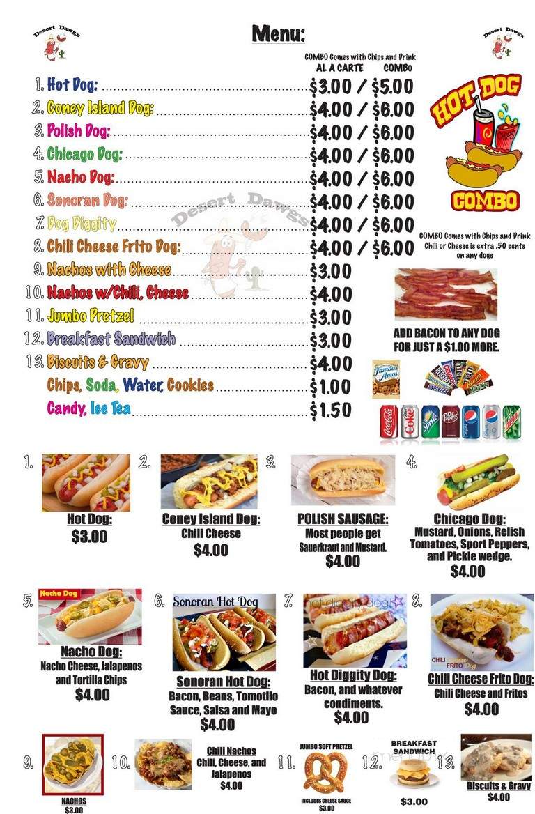 Desert Dawgs Hotdogs - Phoenix, AZ menu_pic