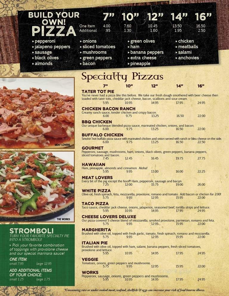 Grandad's Pizza and Pub! - Hilliard, OH menu_pic