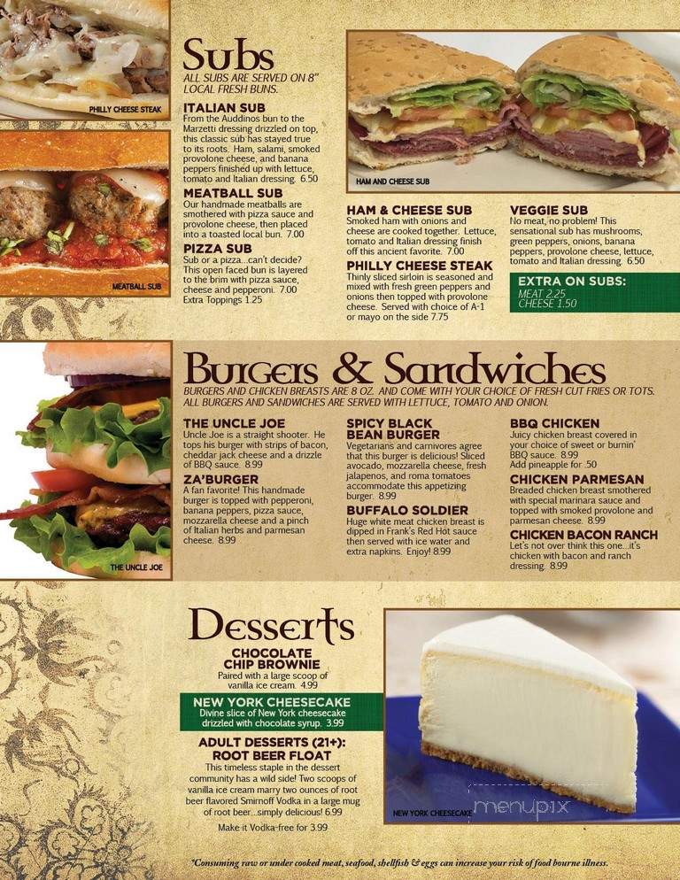Grandad's Pizza and Pub! - Hilliard, OH menu_pic