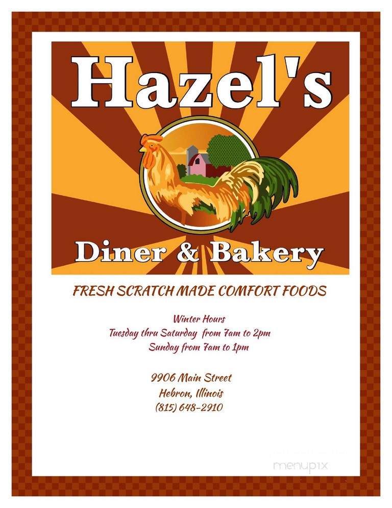 Hazel's Diner And Bakery - Hebron, IL