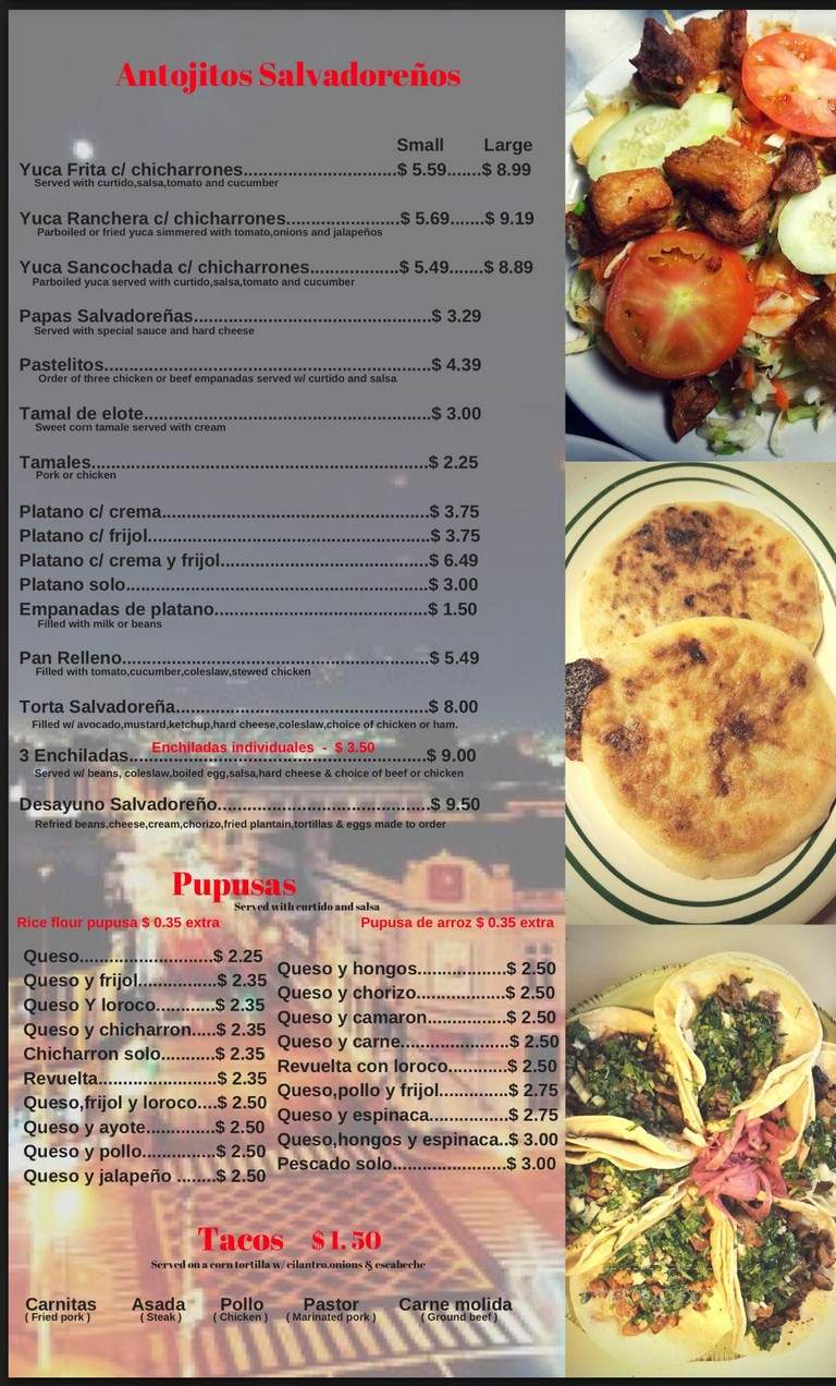 Latino American Restaurant - Kansas City, MO menu_pic