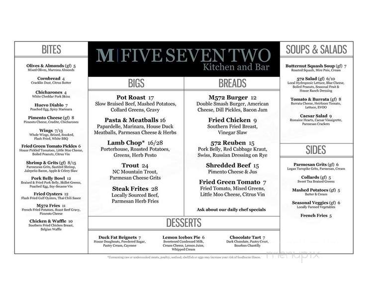 M572 - Tucker, GA menu_pic