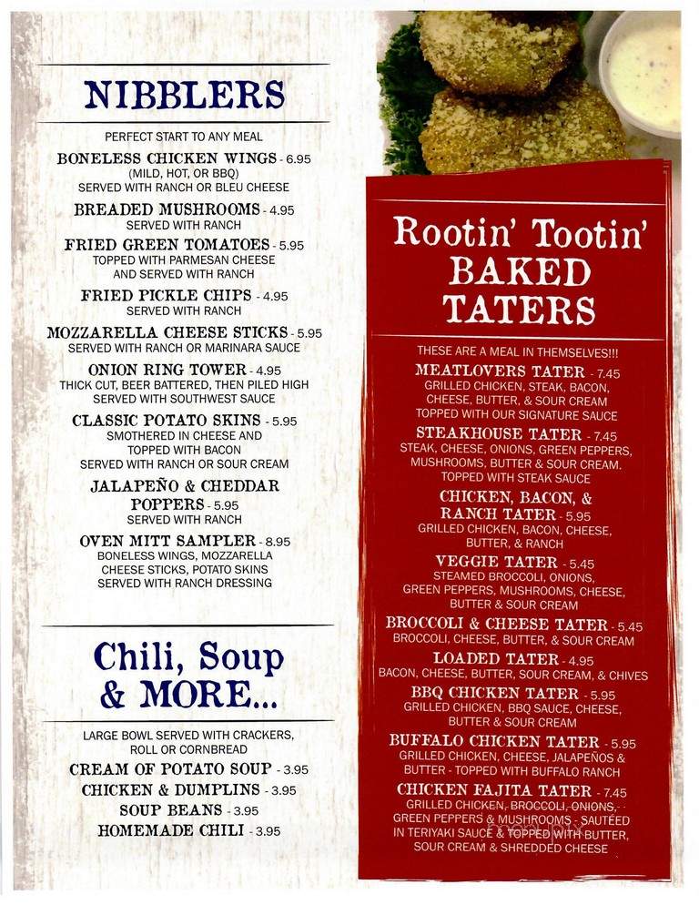 Oven Mitt - Barbourville, KY menu_pic