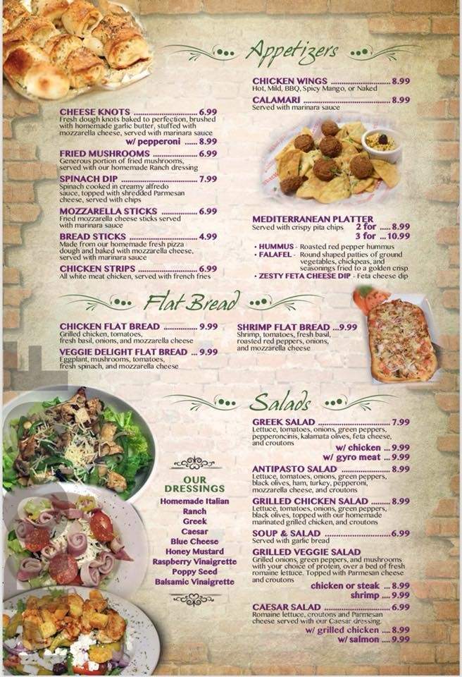 Portobello's Italian Bistro - Johnson City, TN menu_pic