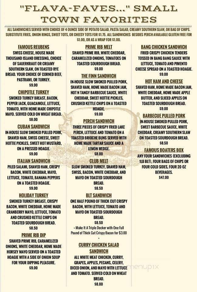 Small Town Sandwich Shop - Spring Lake, MI menu_pic