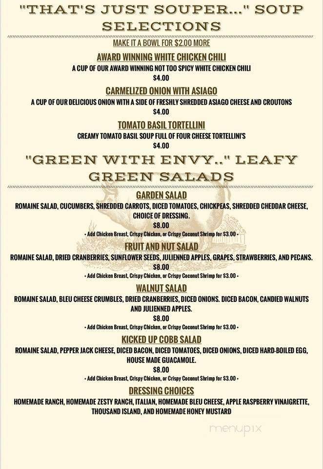 Small Town Sandwich Shop - Spring Lake, MI menu_pic