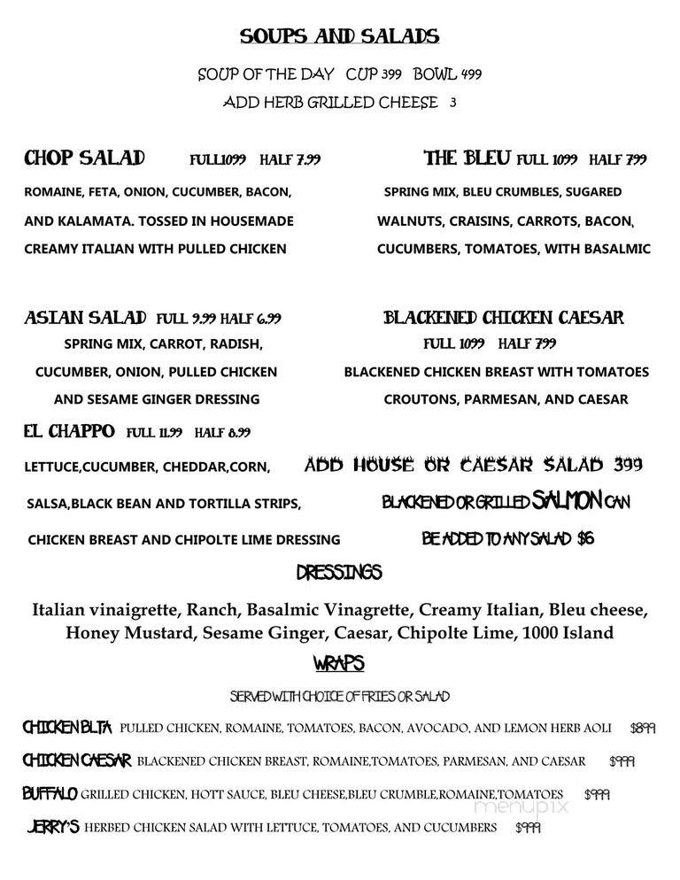 Southside 313 Bar & Grille - Bethlehem, PA menu_pic